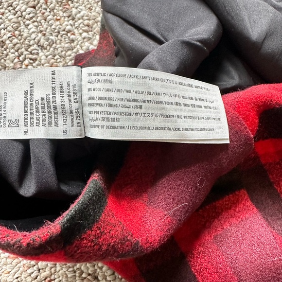 Abercrombie & Fitch Red Plaid Mini Skirt - Picture 6 of 6